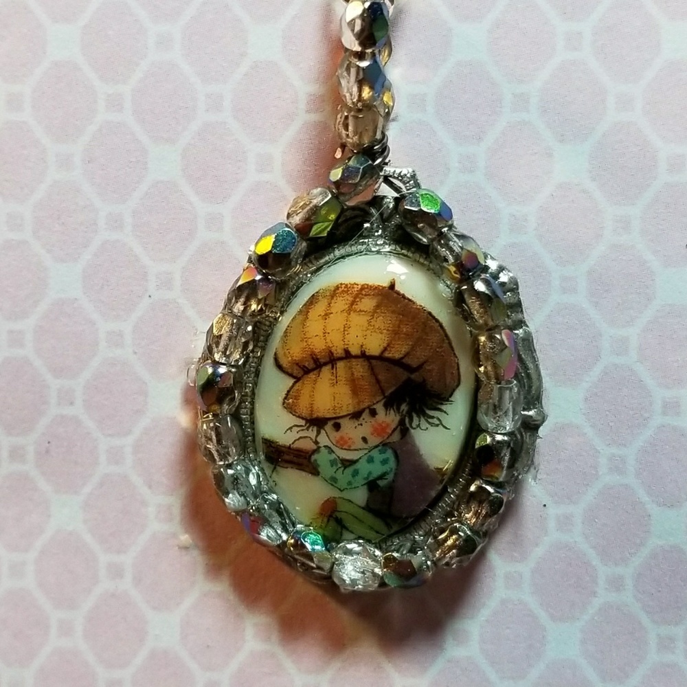#0202 Hollie Hobbie Jeweled Pendant